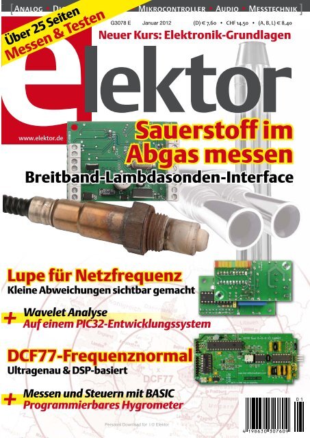 Sauerstoff im Abgas messen - cache.ourdev.cn