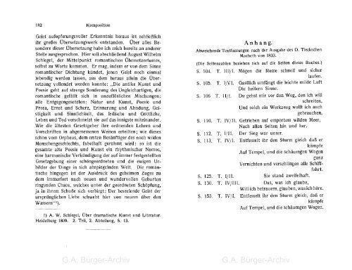 Hochgesangs Wandlungen des Dichtstils - Leben und Werk des ...