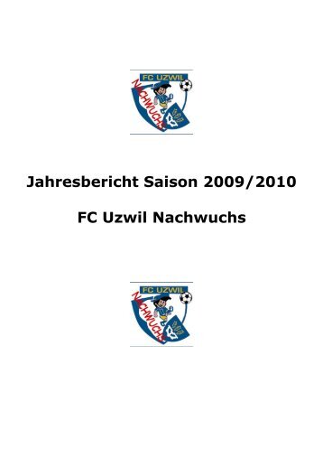 Saison 2009/2010 - FC Uzwil