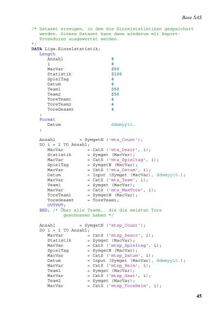 Data Step oder PROC SQL – Was soll ich nehmen? 1 ... - SAS-Wiki