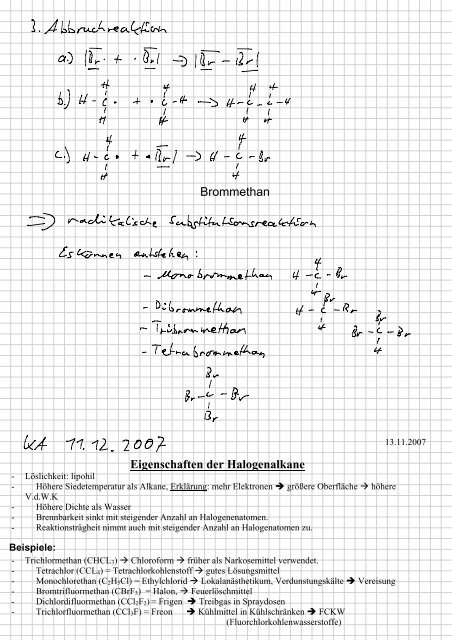 Eigenschaften der Alkane