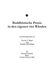 Buddhistische Praxis in den eigenen vier Wänden - Paramita Projekt ...