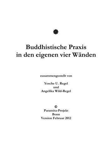 Buddhistische Praxis in den eigenen vier Wänden - Paramita Projekt ...