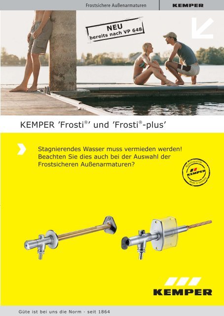 FROSTI®-PLUS Frostsichere Außenarmatur: Vormontage 