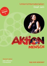 Deaf Jam - Aktion Mensch