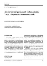 Acceso vascular permanente en hemodialisis. Larga vida para un ...