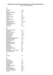 aller Kombinationen und Unterkombinationen alphabetisch (PDF)