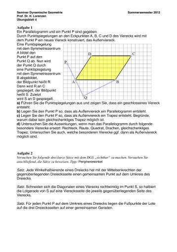 Übungsblatt 4