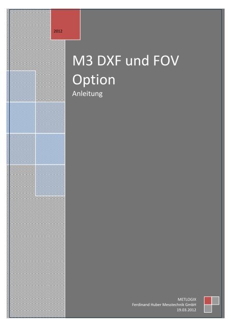 M3-FOV DEUTSCH.pdf - bei Ferdinand Huber Messtechnik GmbH