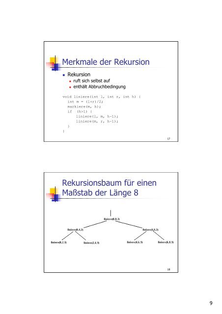 Algorithmen und Datenstrukturen Elementare Datenstrukturen