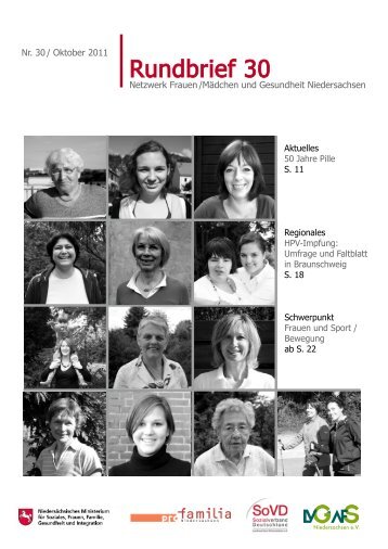 Rundbrief 30 - Niedersächsisches Ministerium für Soziales, Frauen ...