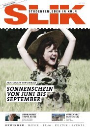 sonnenschein von juni bis september - SLIK