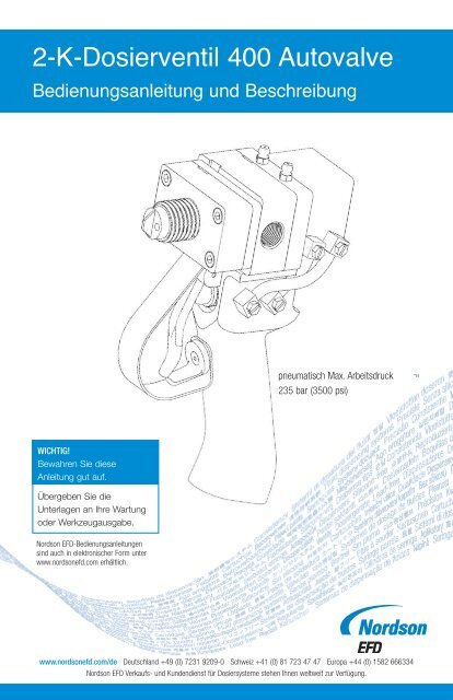 Betriebsanleitung - Nordson Corporation