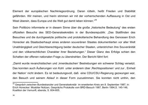 Der Honecker-Besuch in Bonn 1987 - Prof. Manfred Wilke