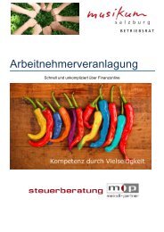 Aktuelle Information zur Arbeitnehmerveranlagung (Steuerausgleich)