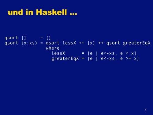 Funktionale Programmierung mit Haskell - sushi3003