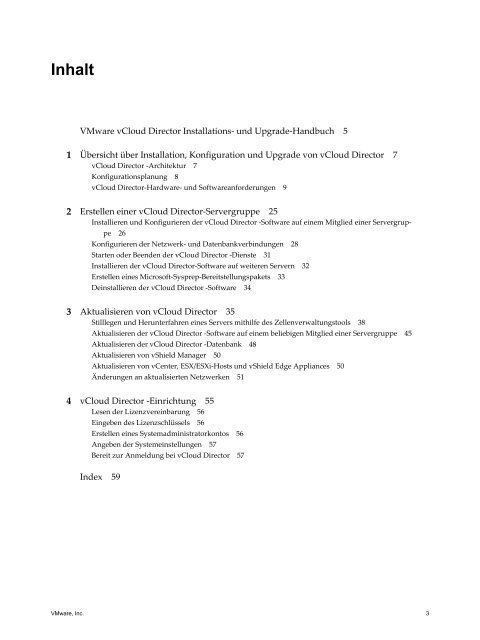 vCloud Director Installations- und Upgrade-Handbuch ... - VMware