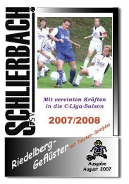 Riedelberg- Gefl üster - FSV Schlierbach