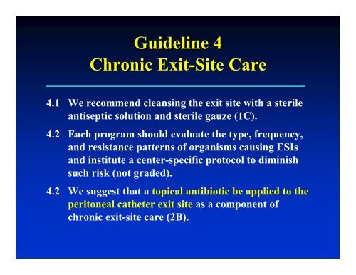 Peritonitis Management in Children on PD Peritonitis Management ...