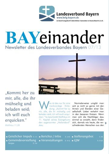 BAYeinander - Baptisten Bayern