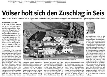 Presseschau (pdf) - Romantik Hotel Turm