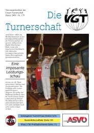 Eine imposante Leistungs- schau - Verein Grazer Turnerschaft