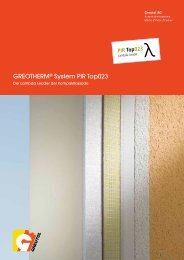 GREOTHERM® System PIR Top023 - Greutol AG