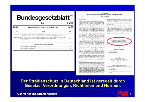 Strahlenschutz - Instituts für Medizinische Physik