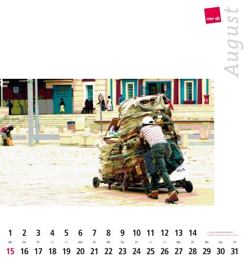 ver.di-Kunstkalender 2012 - Fachgruppe Bildende Kunst - Ver.di