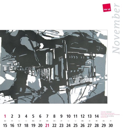 ver.di-Kunstkalender 2012 - Fachgruppe Bildende Kunst - Ver.di
