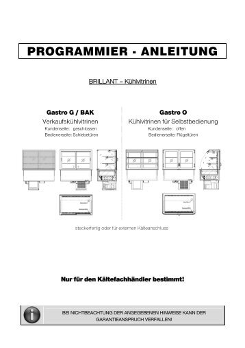 Programmierhandbuch - Ideal AKE