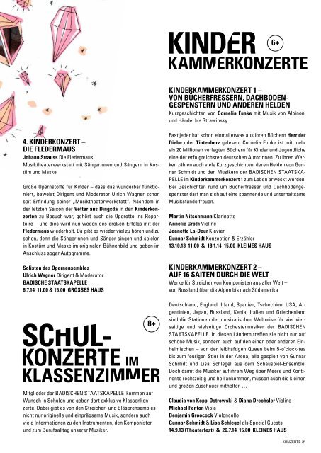 JUNGES STAATSTHEATER Spielzeitheft 13/14 - Badisches ...