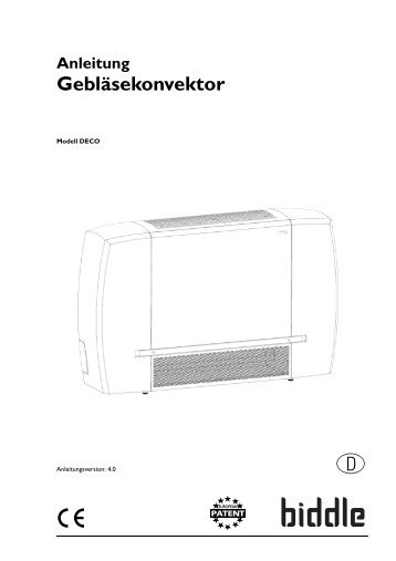 Modell DECO (pdf) - Biddle.info