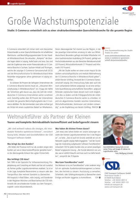 Ausgabe 05/2013 - Wirtschaftsjournal.de