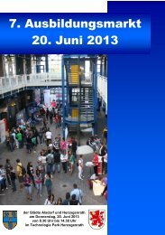 7. Ausbildungsmarkt 20. Juni 2013 - Aachener Nachrichten