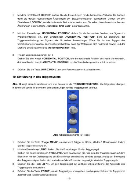 Bedienungsanleitung / Operation manual 30 MHz Digital ...