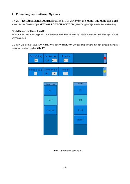 Bedienungsanleitung / Operation manual 30 MHz Digital ...