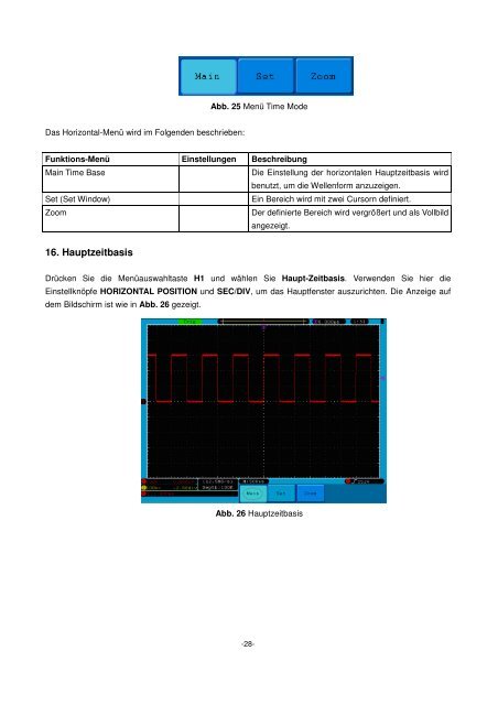 Bedienungsanleitung / Operation manual 30 MHz Digital ...