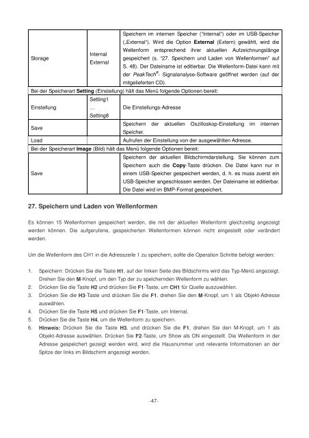 Bedienungsanleitung / Operation manual 30 MHz Digital ...