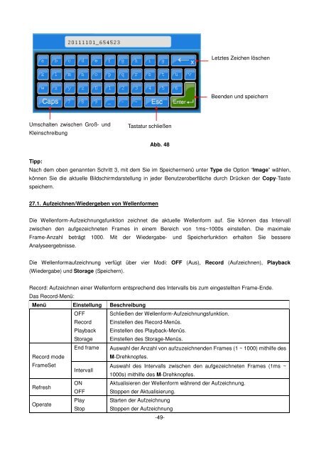 Bedienungsanleitung / Operation manual 30 MHz Digital ...