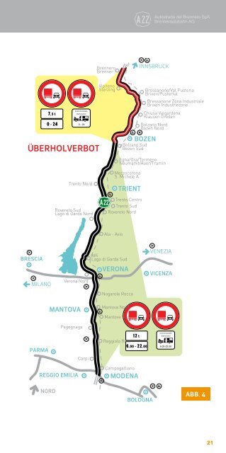 Dienstleistungen - Autostrada del Brennero