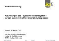 Auswirkungen des Toyota-Produktionssystems auf den automobilen ...