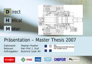 Projektarbeit Mech. Systemanalyse - Thurgauer Technologieforum