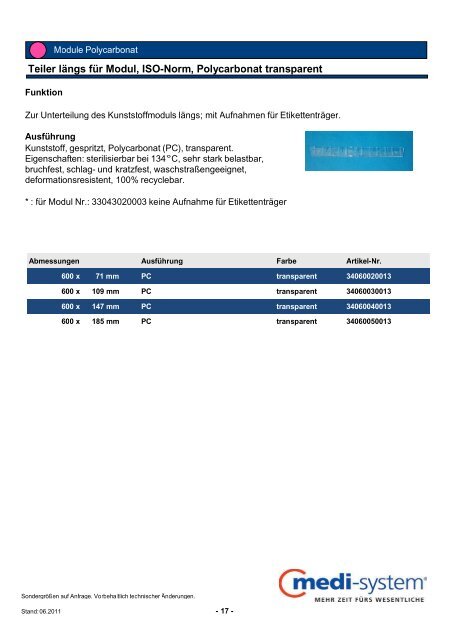 Produktkatalog - Medi-System GmbH