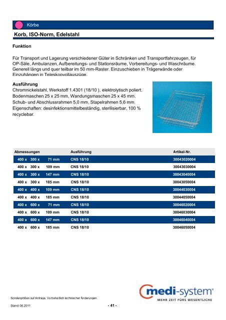 Produktkatalog - Medi-System GmbH