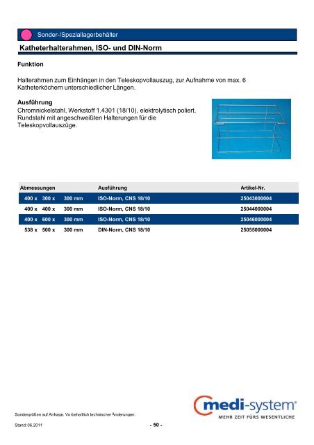 Produktkatalog - Medi-System GmbH