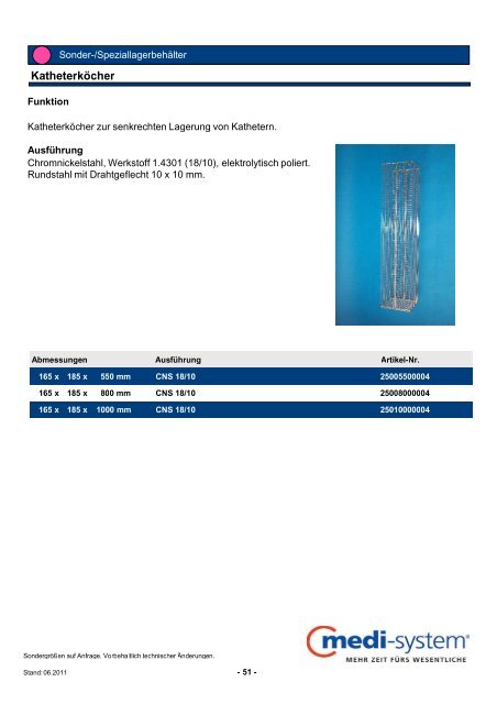 Produktkatalog - Medi-System GmbH