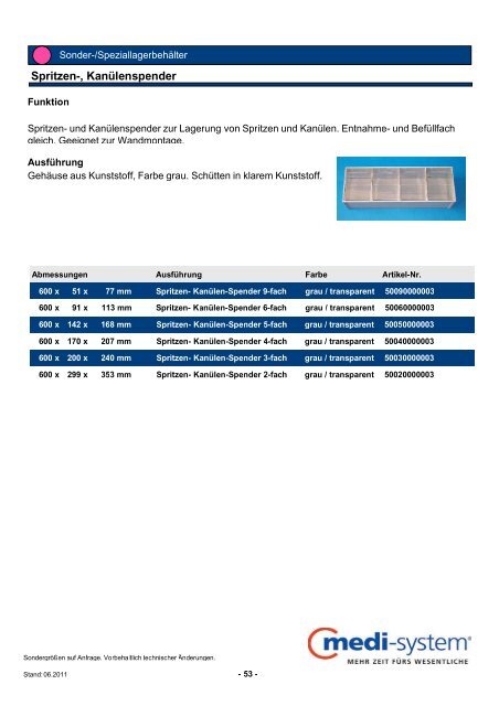 Produktkatalog - Medi-System GmbH