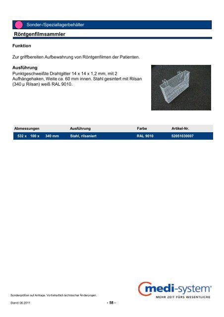 Produktkatalog - Medi-System GmbH