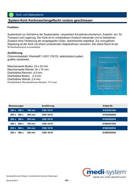 Produktkatalog - Medi-System GmbH